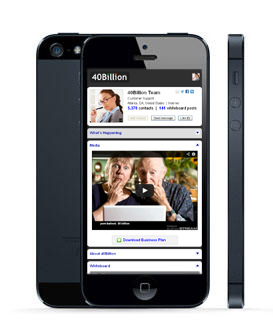 40Billion.com mobile iphone